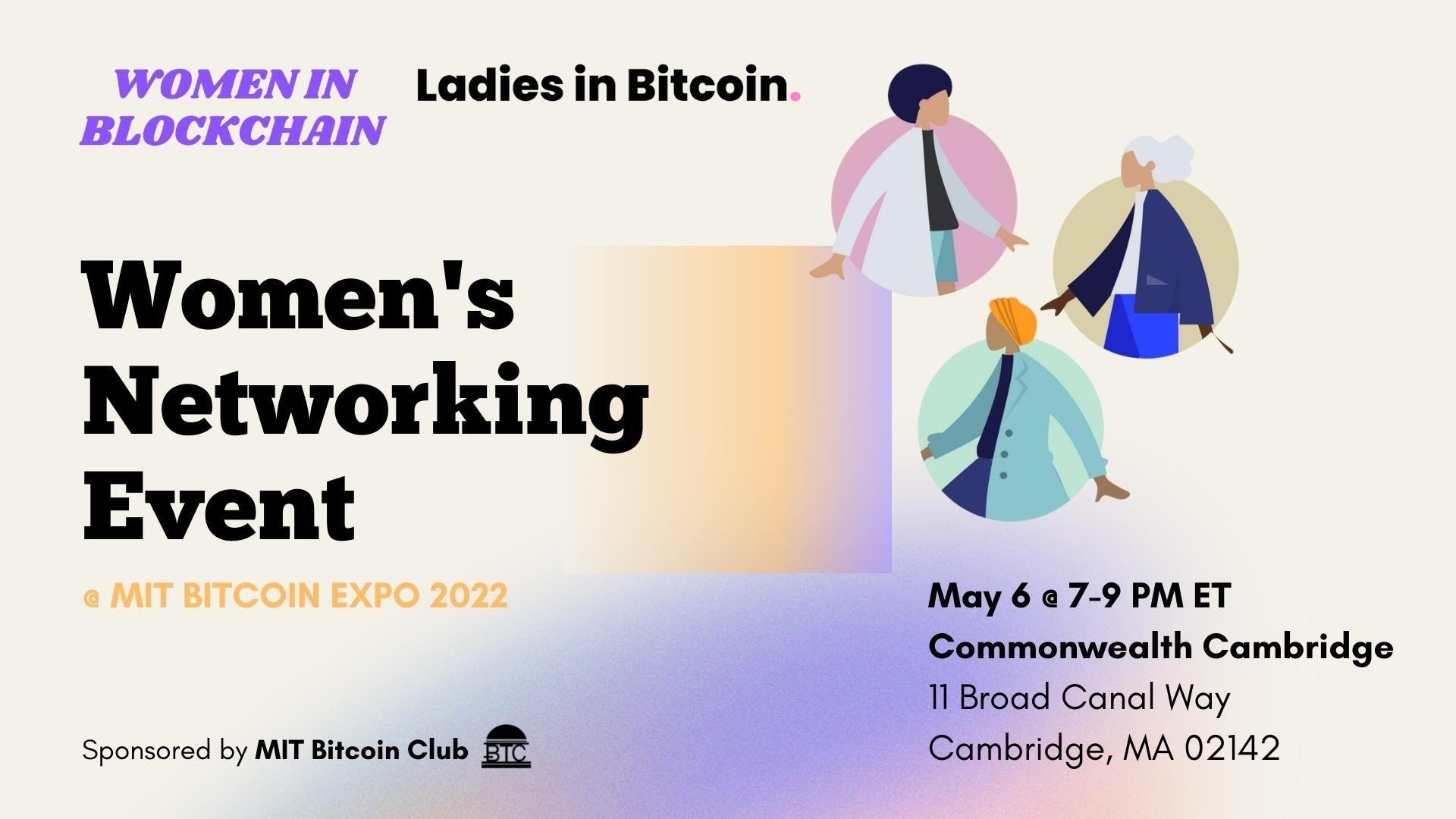 Ladies in Bitcoin & Women in Blockchain Logo
