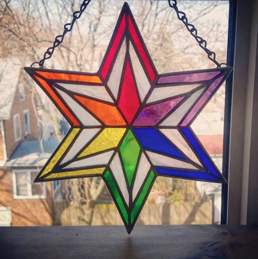 Star Shape Stained Glass