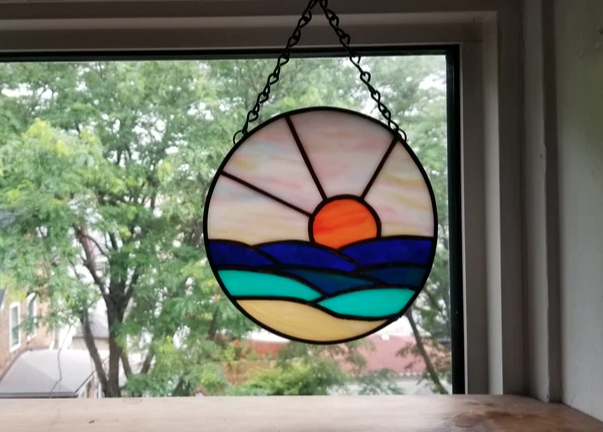 Sun Rise Stained Glass